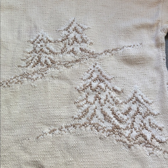 Vintage 90's Cobblestone Canyon Wolf Hand Knit Sweater Size Small - Picture 13 of 14